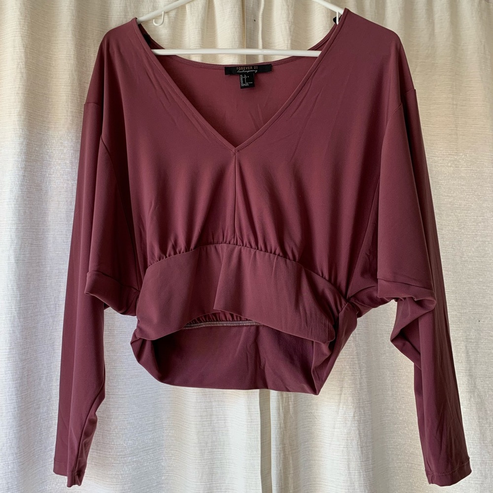 Long Sleeve Crop Top